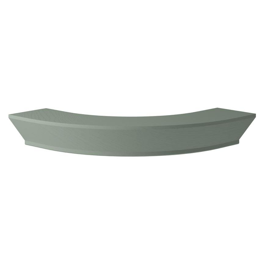 Reed Green Grained Curved Cabinet Corner Return Classic Profile Left Hand