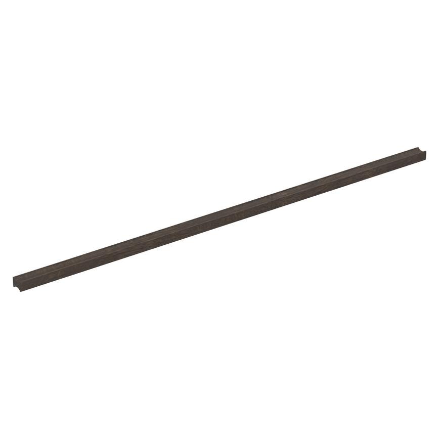 Reed Lacquered Dark Oak Mounted Trim Bar Cupboard Handle 900mm