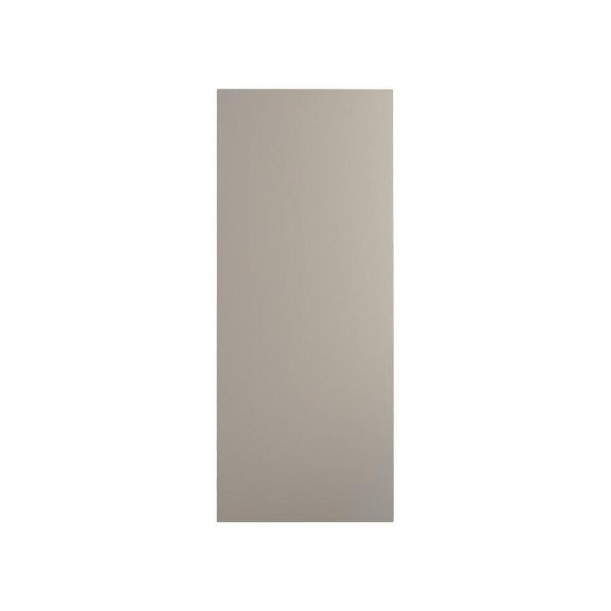 Clerkenwell Matt Metallic Titanium 1220mm x 500mm Full Height Larder Kitchen Door Primary Cut Out