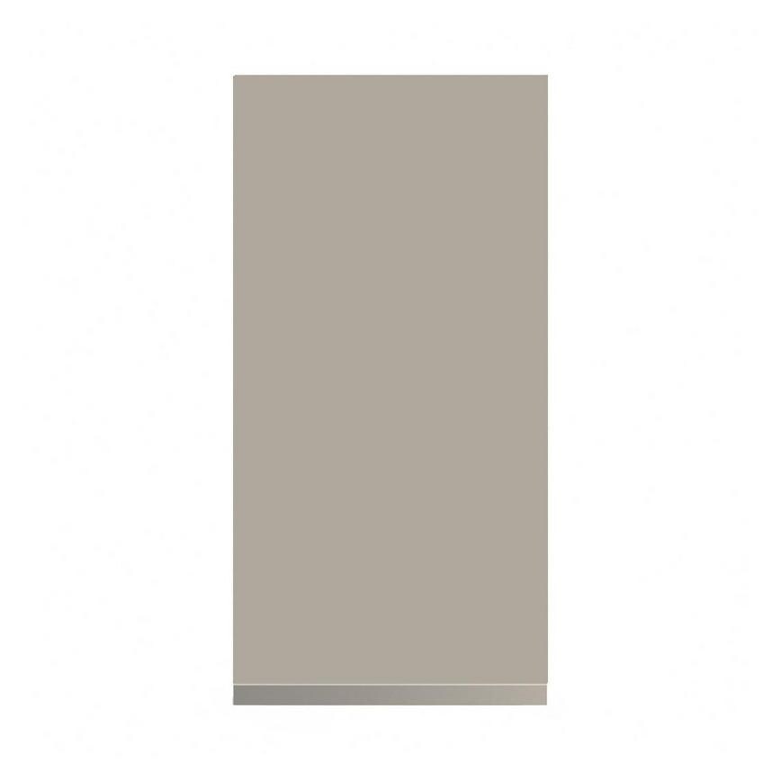 Clerkenwell Matt Metallic Titanium 900mm x 450mm Tall Kitchen Door Primary Cut Out