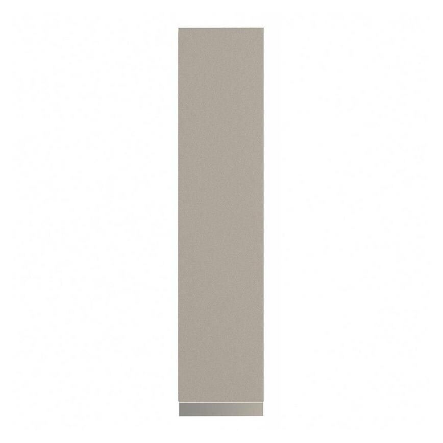 Clerkenwell Matt Metallic Titanium 900mm x 200mm Tall Kitchen Door Primary Cut Out