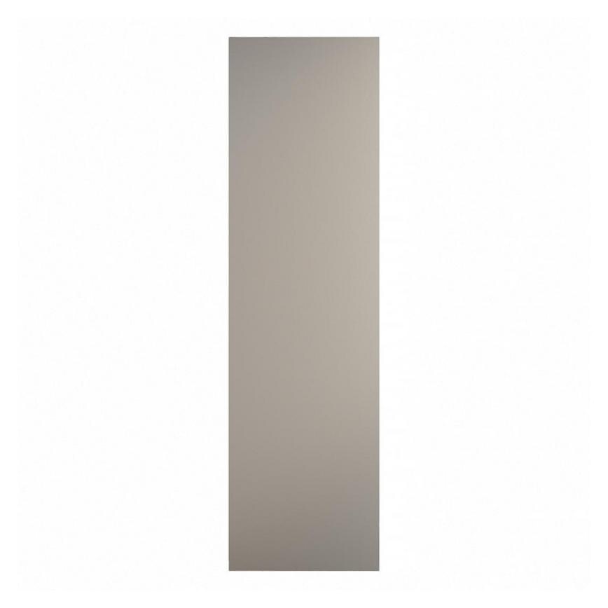Clerkenwell Matt Metallic Titantium 2130mm x 595mm x 16mm End Panel Primary Cut Out