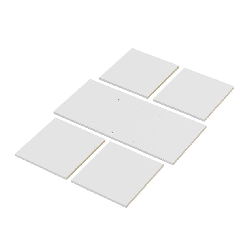 Internal White 800m x 398mm Larder Top Shelf Pack
