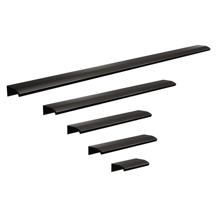 Black Curved Profile Handle Family