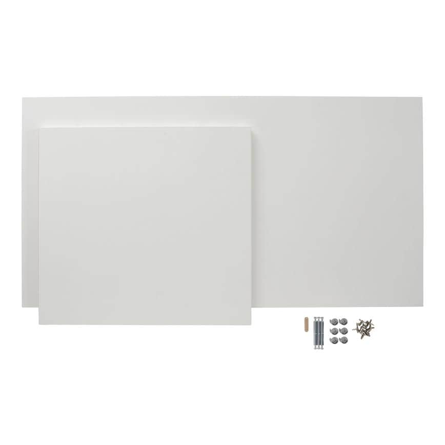 White 931 Corner Base Shelf Pack