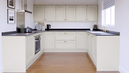 Chilcomb Inframe Porcelain U Shape Kitchen