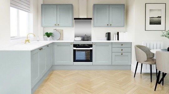 Elmbridge PTO Seafoam and Navy EKES L Shape
