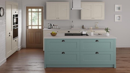 Elmbridge Seafoam Inframe EKES Set Shot Island With Porcelain 