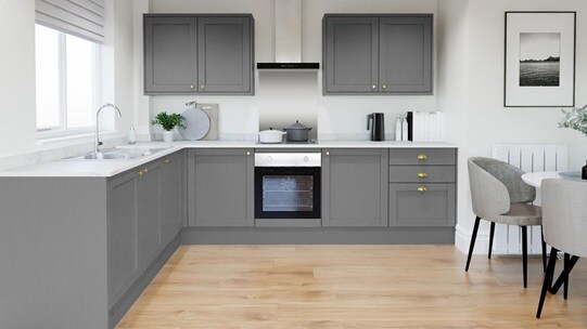Allendale Slate Grey EKES L Shaped Main Set Shot