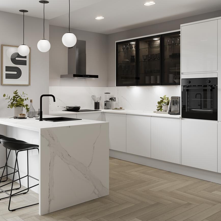 Clerkenwell Gloss White Main Set Shot