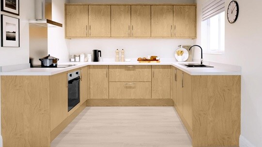Greenwich Standard Natural Oak EKES U Shaped