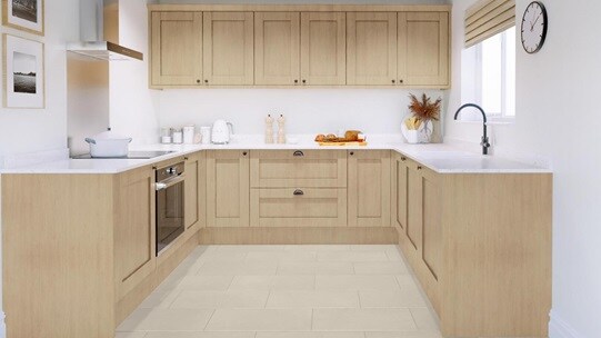 Halesworth Oak EKES U Shape