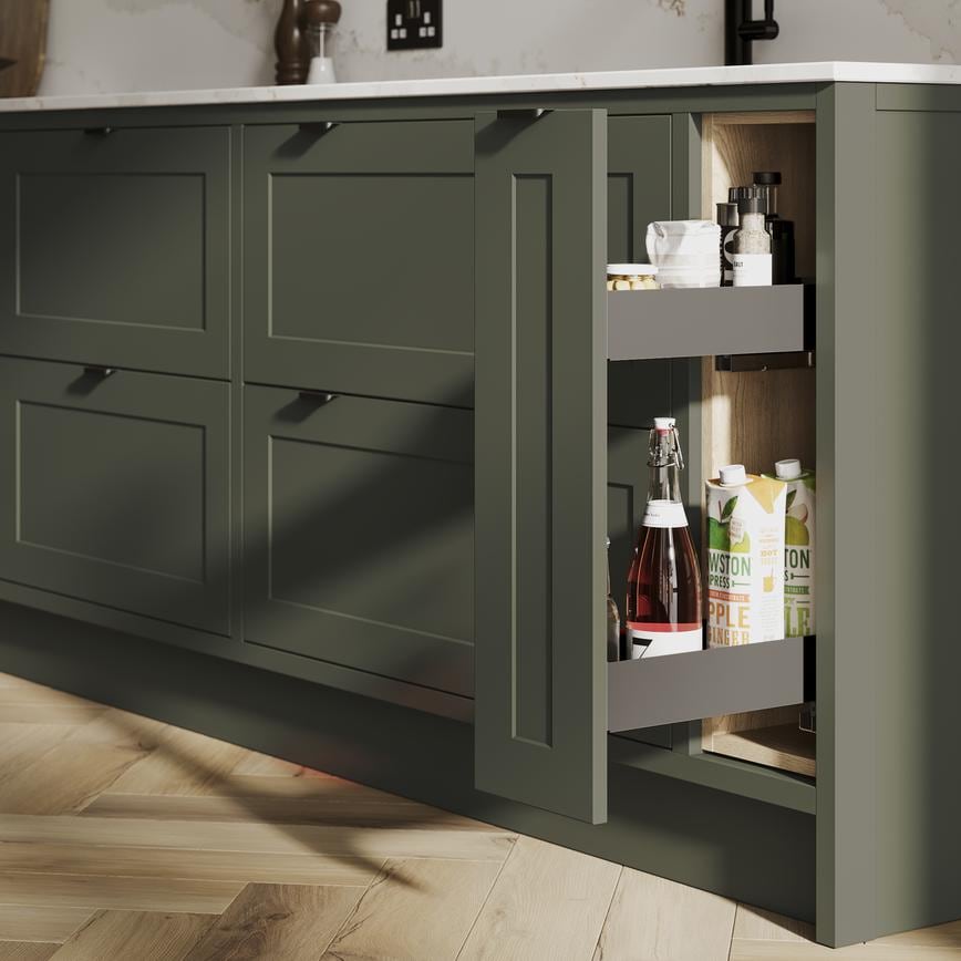 Frome Ash Green Inframe Base Storage