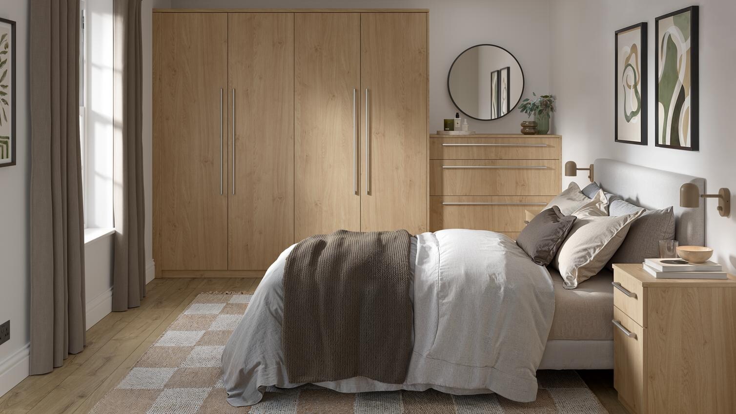 Greenwich Natural Oak Bedroom