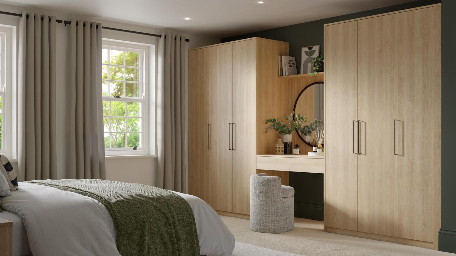 Hockley Textures Oak Bedroom