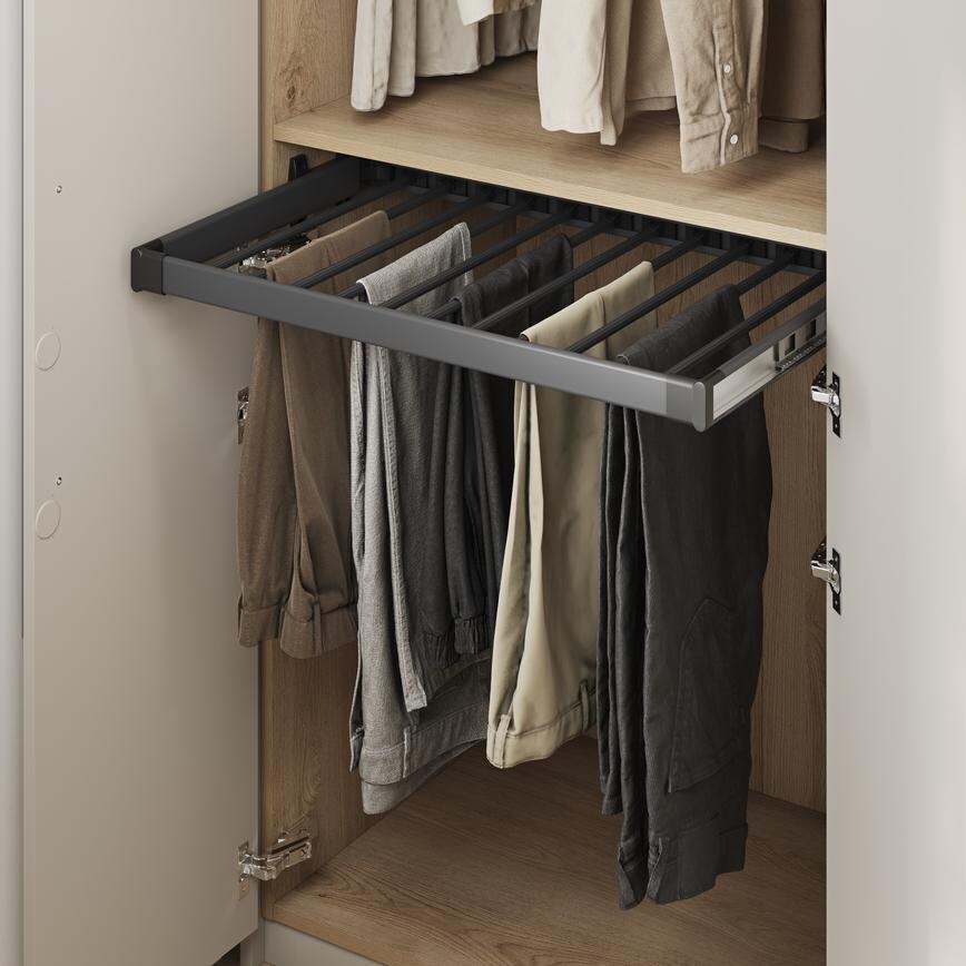 Pull Out Trouser Rail 800mm