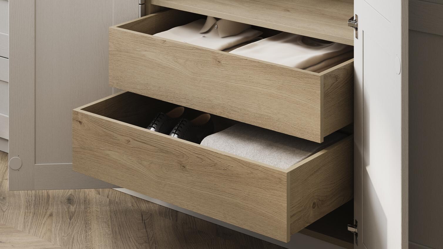 800mm (175mm) Full Depth MFC - Drawer Box