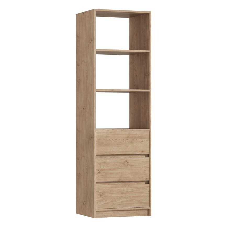 Natural Oak Wardrobe Storage 600 Dwr Panels