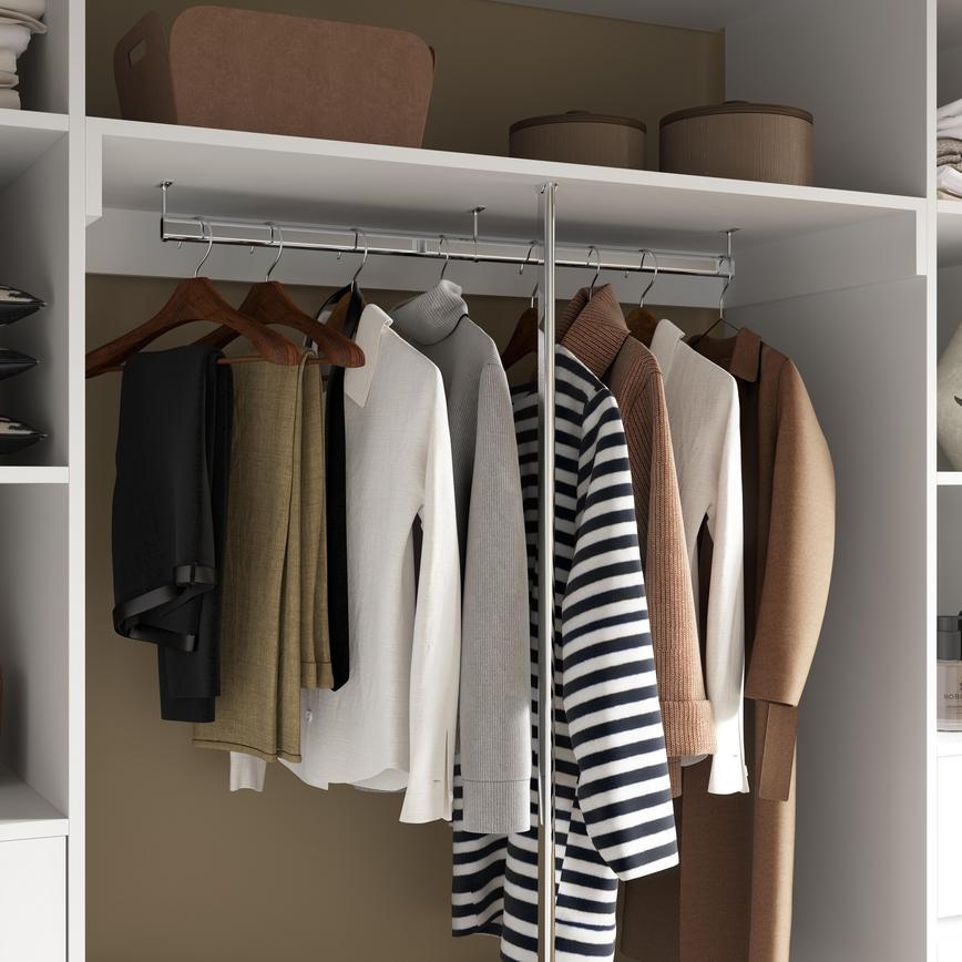 Sliding Door Int Shelf Kit White