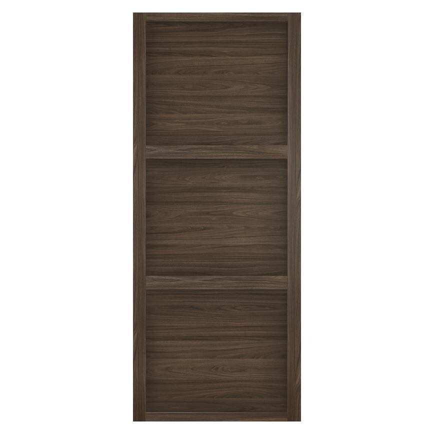 Shaker Walnut Panelled 914mm x 2225mm Sliding Wardrobe Door