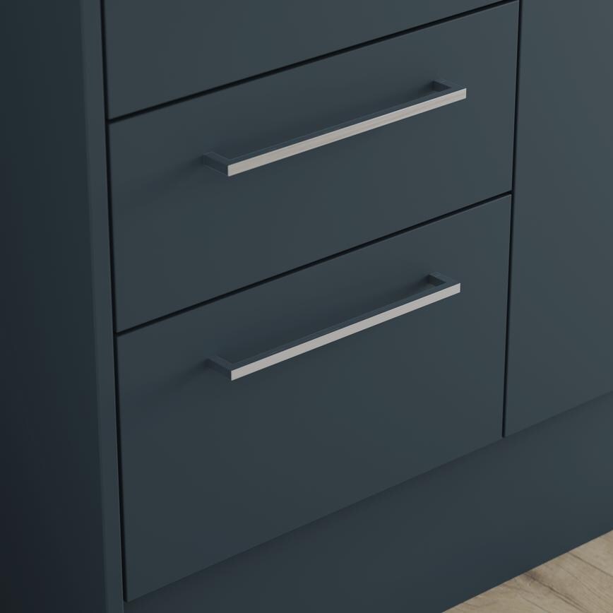 Hockley Super Matt Marine Blue Bathroom Drawer Cameo