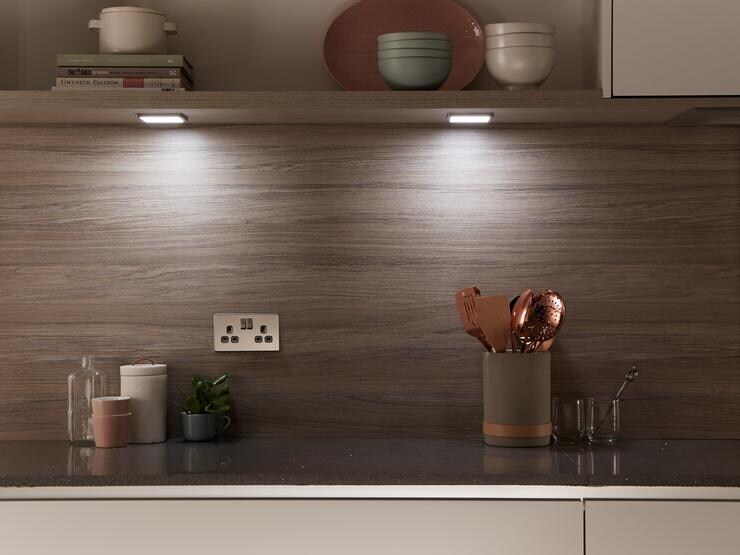 LED slim square downlighters