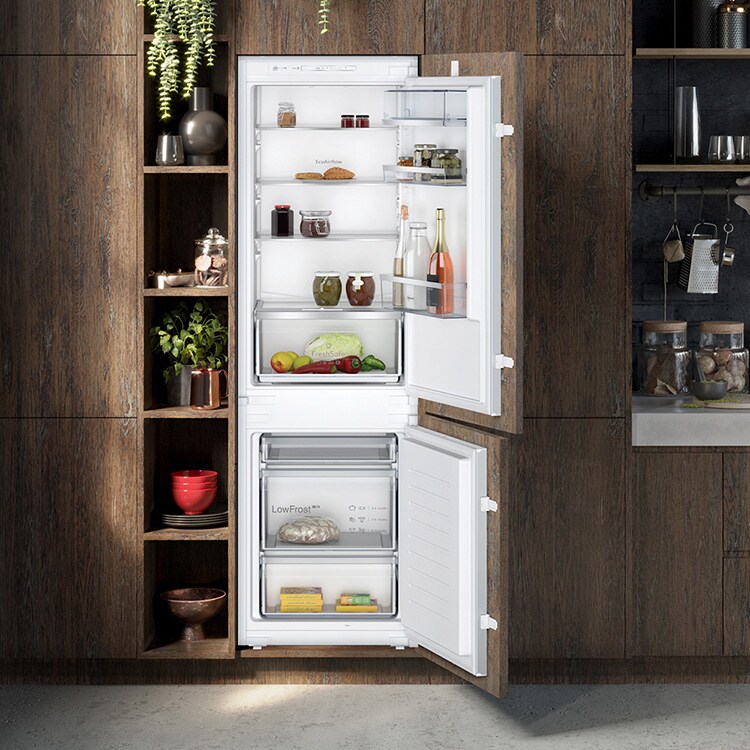 A Neff fridge freezer.