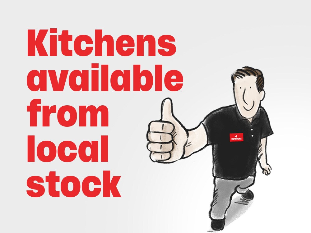 Kitchens available from local stock
