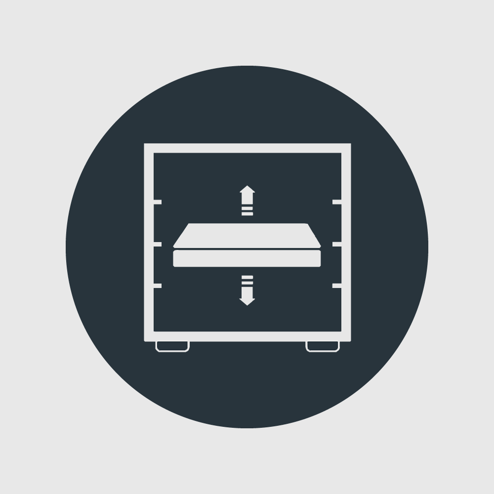 Adjustable shelves icon