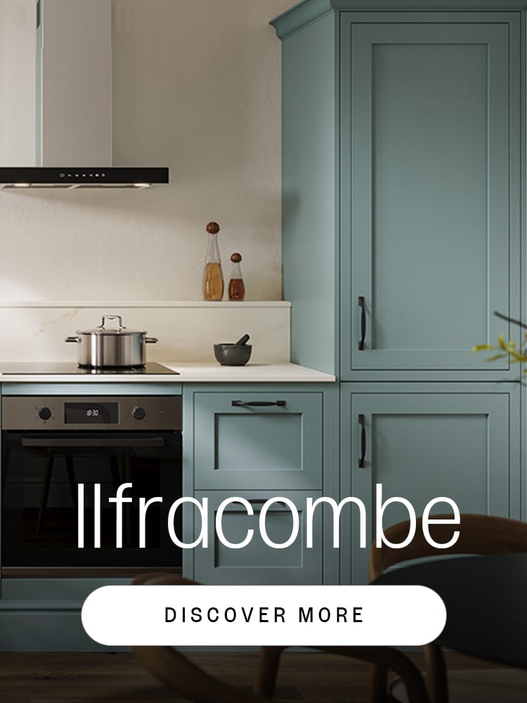 Ilfracombe Paint to order kitchens available in 24 colours